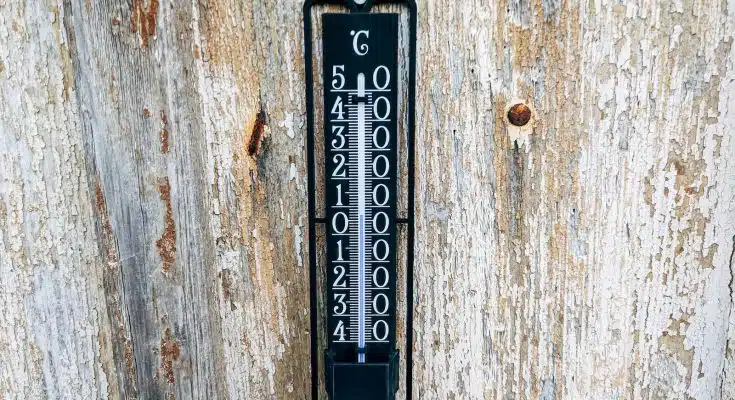 a door handle on a wooden door with numbers on it