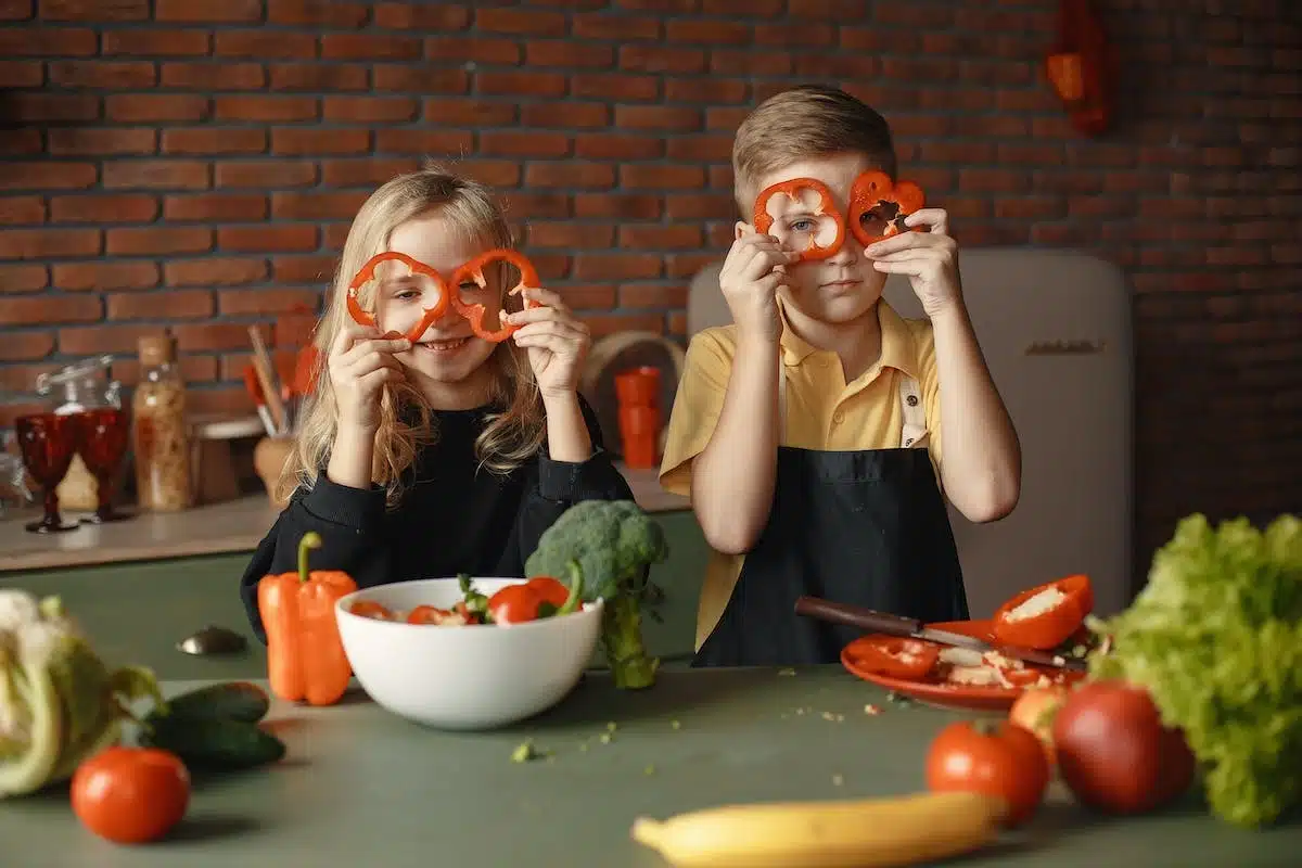 enfants légumes