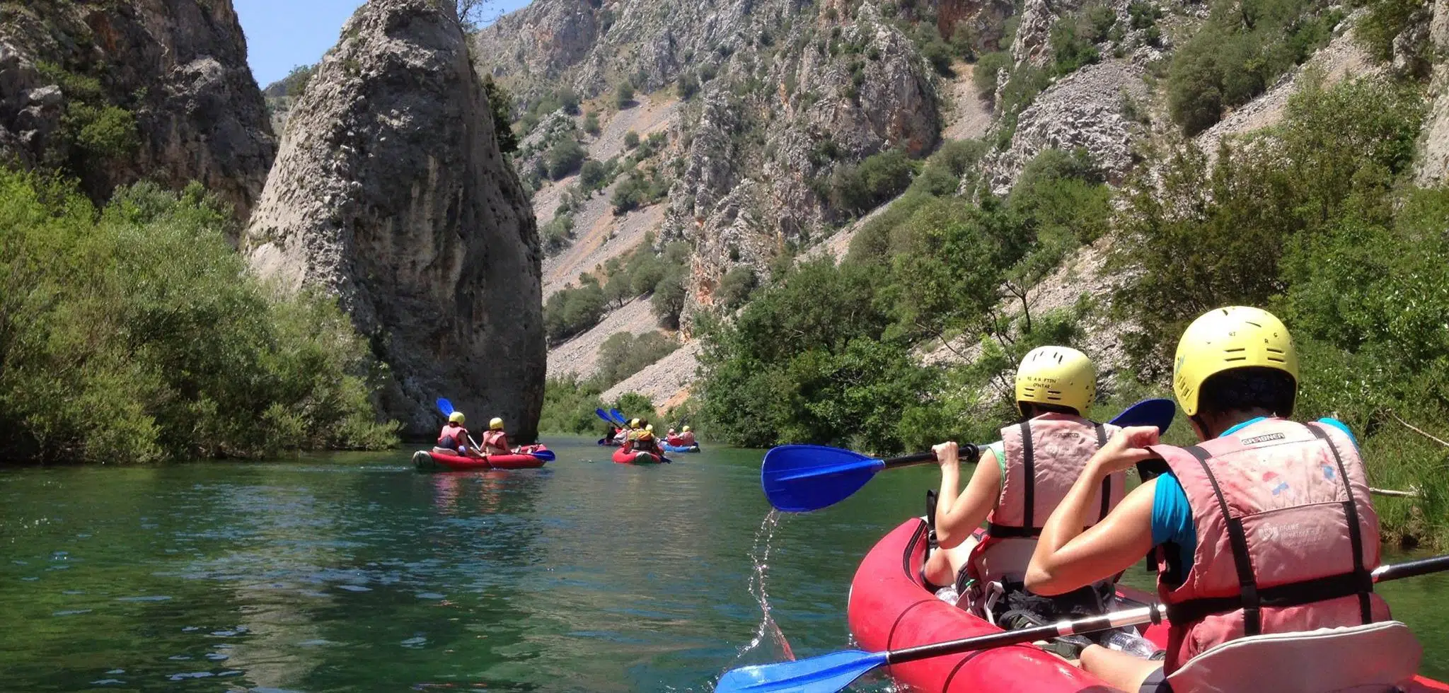 Partir en vacances faire du canoe en Croatie
