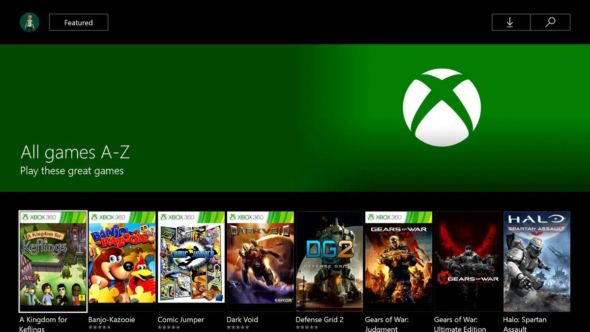 L'interface du cloud Xbox en développement par Microsoft